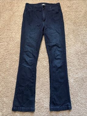 PAIGE Dark Navy High-Rise Jeans